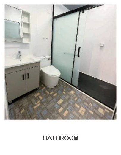 20ft One bedroom, 1 kitchen, 1 living room and 1 bathroom